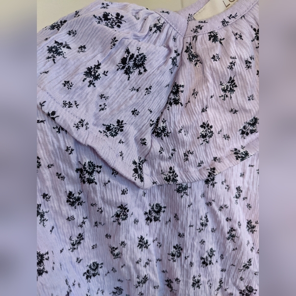 Light Purple Floral Top Loft - Picture 10 of 10
